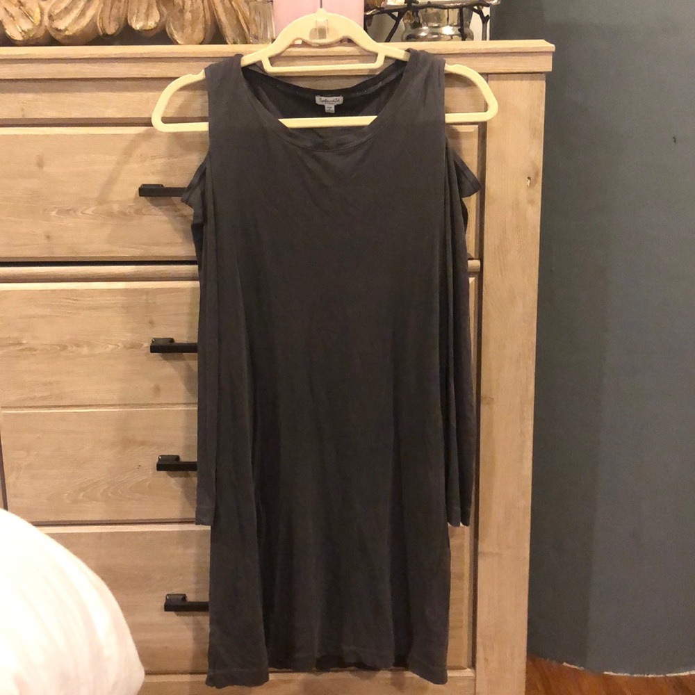Cold shoulder splendid cotton dress
